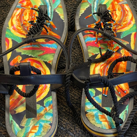 Farm Rio Sandals SZ 8 - Picture 3 of 7